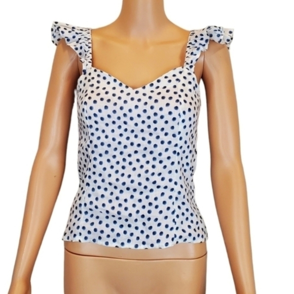 H&M polka-dot Sleeveless cropped top size XS - Picture 14 of 15